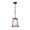 Z-Lite Lenyx Pendant 1 Light Mini Pendant, Iron Ore & White 1935MP-IO - alternate 1
